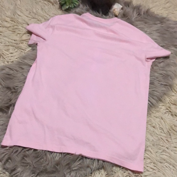Mens Calvin Klein Short Sleeve-Sz xs-Cotton-Pink-White/Gray Logo - Picture 9 of 9